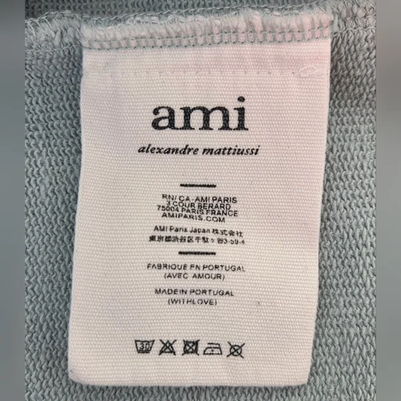 RARE AMI PARIS ALEXANDRE MATTIUSSI AMI DE COEUR SWEATSHIRT. - Picture 7 of 10